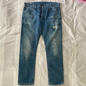 Wallace & Barnes J Crew Slim Selvedge Cone Denim Jeans